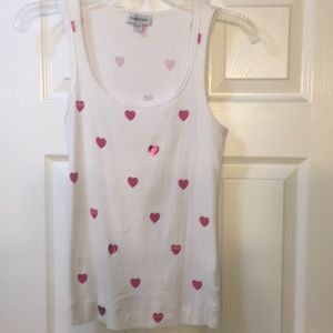 Bebe heart tank top